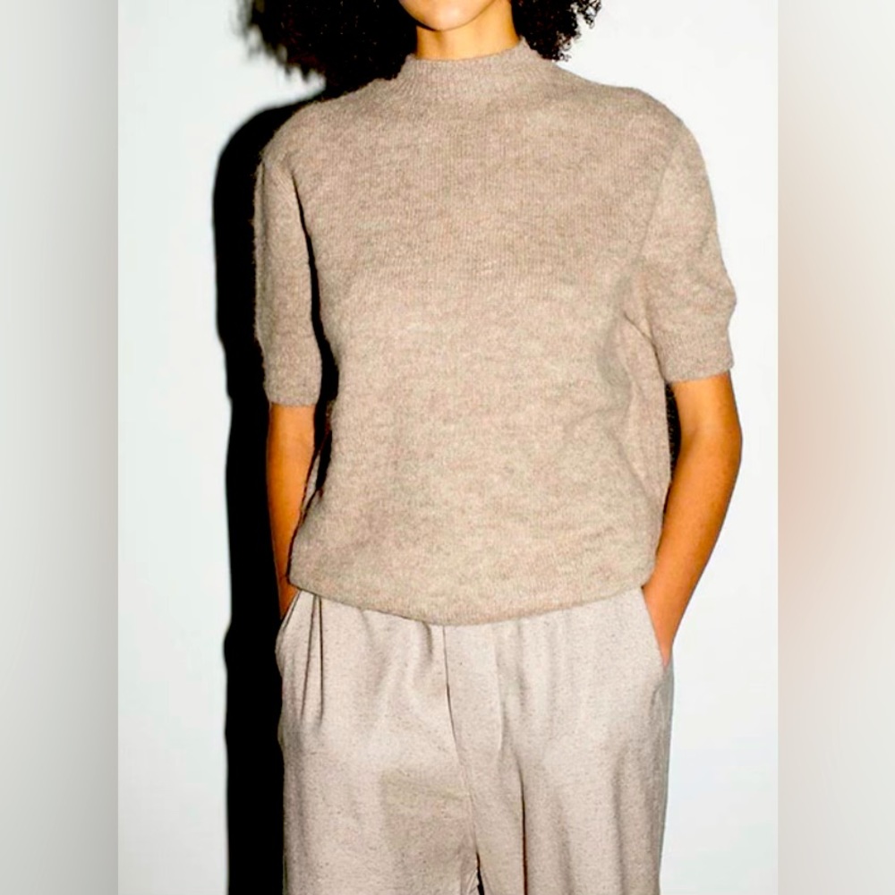LAUREN MANOOGIAN  “MOTH” Sweater, NWOT, Size 1 (small) OATMEAL